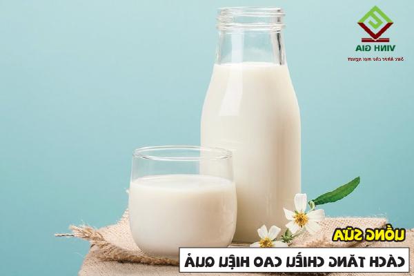 Uống sữa giúp tăng trưởng chiều cao nhanh chóng